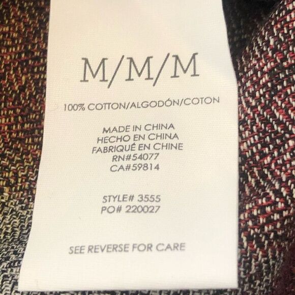 CAbi Collage Coastal Cowgirl, Pearlcore Plaid Jacket Size M - Picture 10 of 16